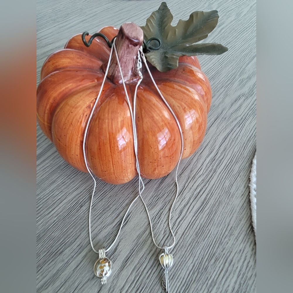 Two Real Solid .925 Sterling Silver Pendant Italy… - image 1